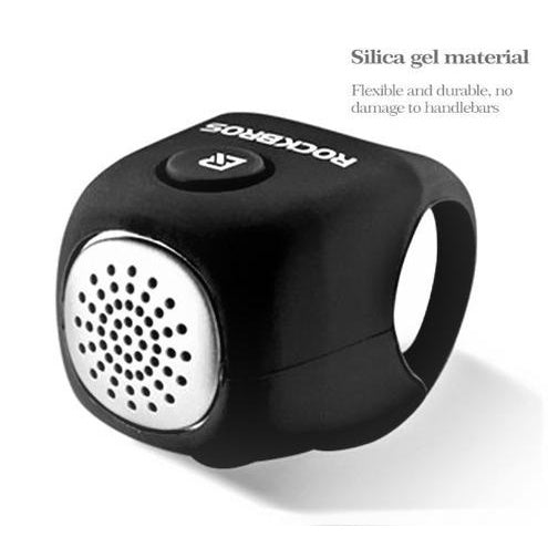ROCKBROS Electric Cycling Bike Bells Horn Three Voice Rainproof MTB Bicycle Handlebar Bell