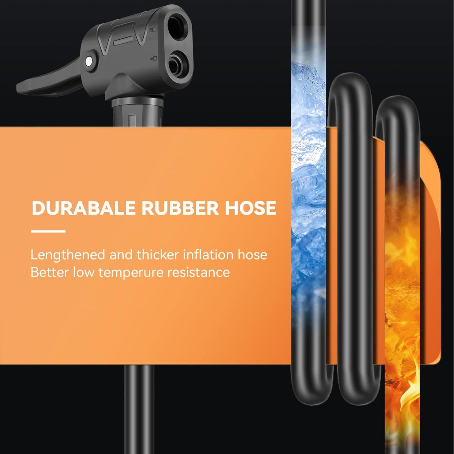 RockBros Floor Bicycle Pump with Gauge