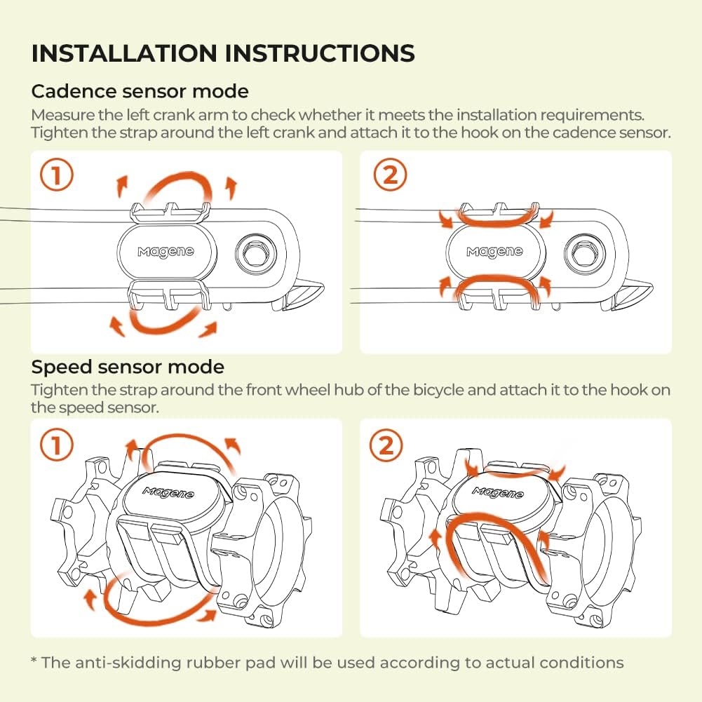 Magene S314 Cadence and Speed Sensor