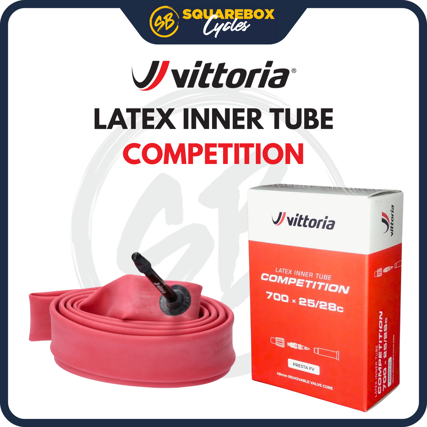 Vittoria Latex Tube 700x25/28C 48mm