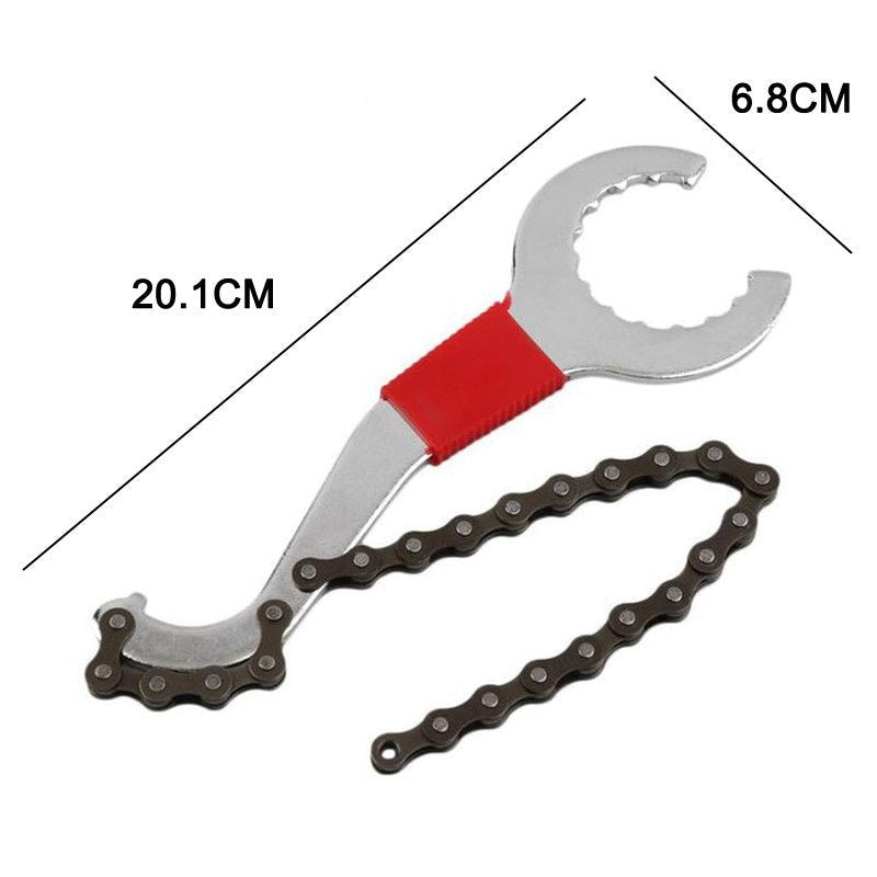 Bicycle Repair Tool Kits Bike Chain Removal Bracket Freewheel Remover Crank Puller Tools