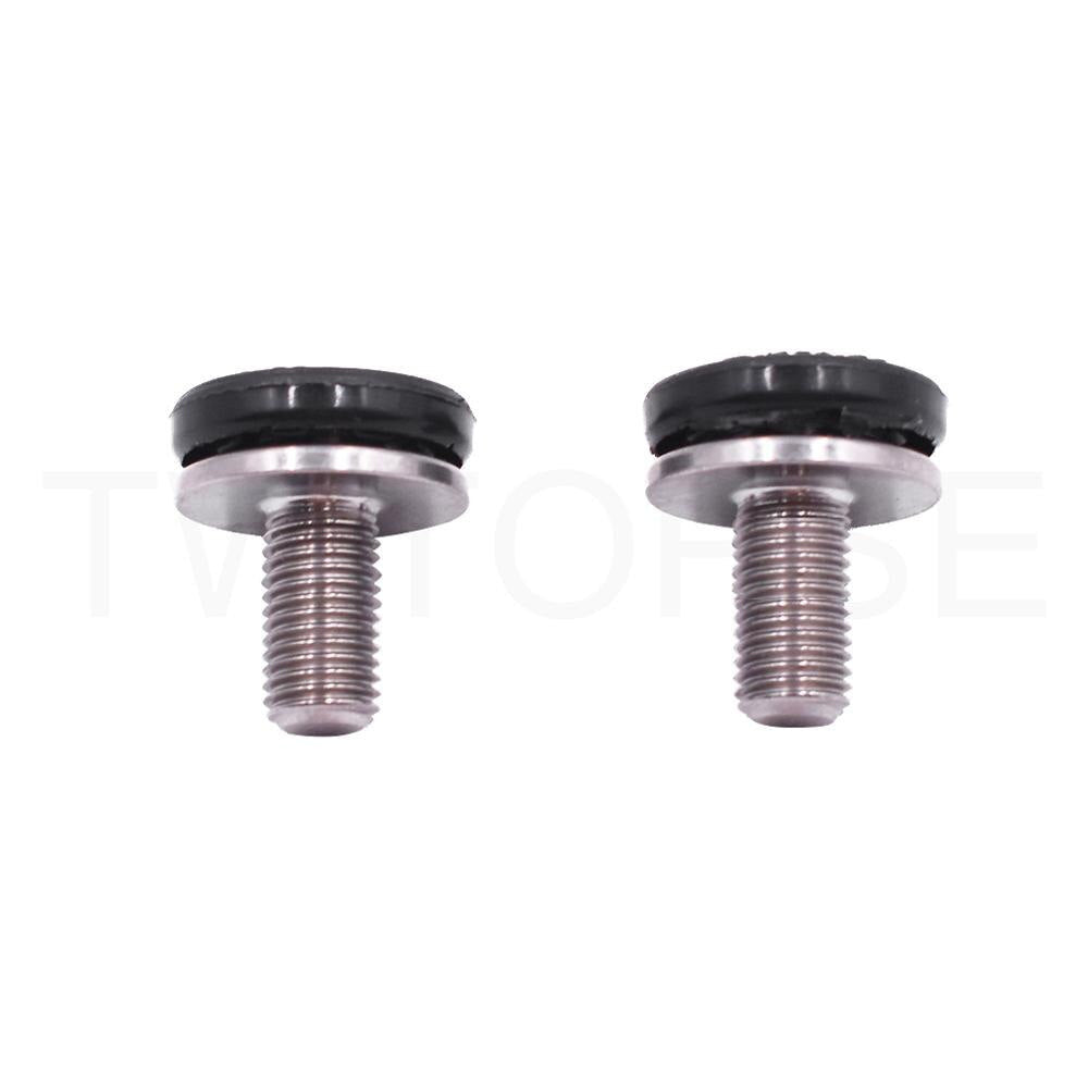TWTOPSE Titanium Bike Bottom Brackets Bolts For Brompton Folding Bicycle Hub Axis Screw Set 15g With Dust-proof Cover