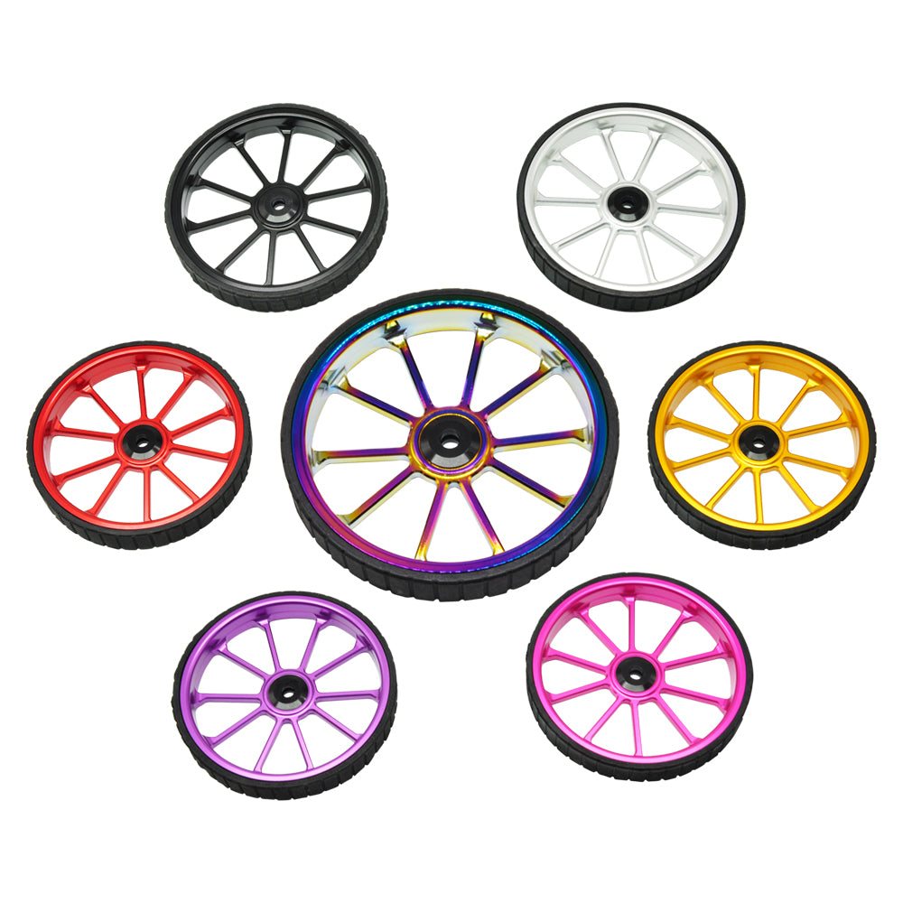 Litepro Easy Wheel EZ Wheel 100mm Oversized Cycling Accessories Folding Bike for Foldable Bicycle Transport Walking Bike