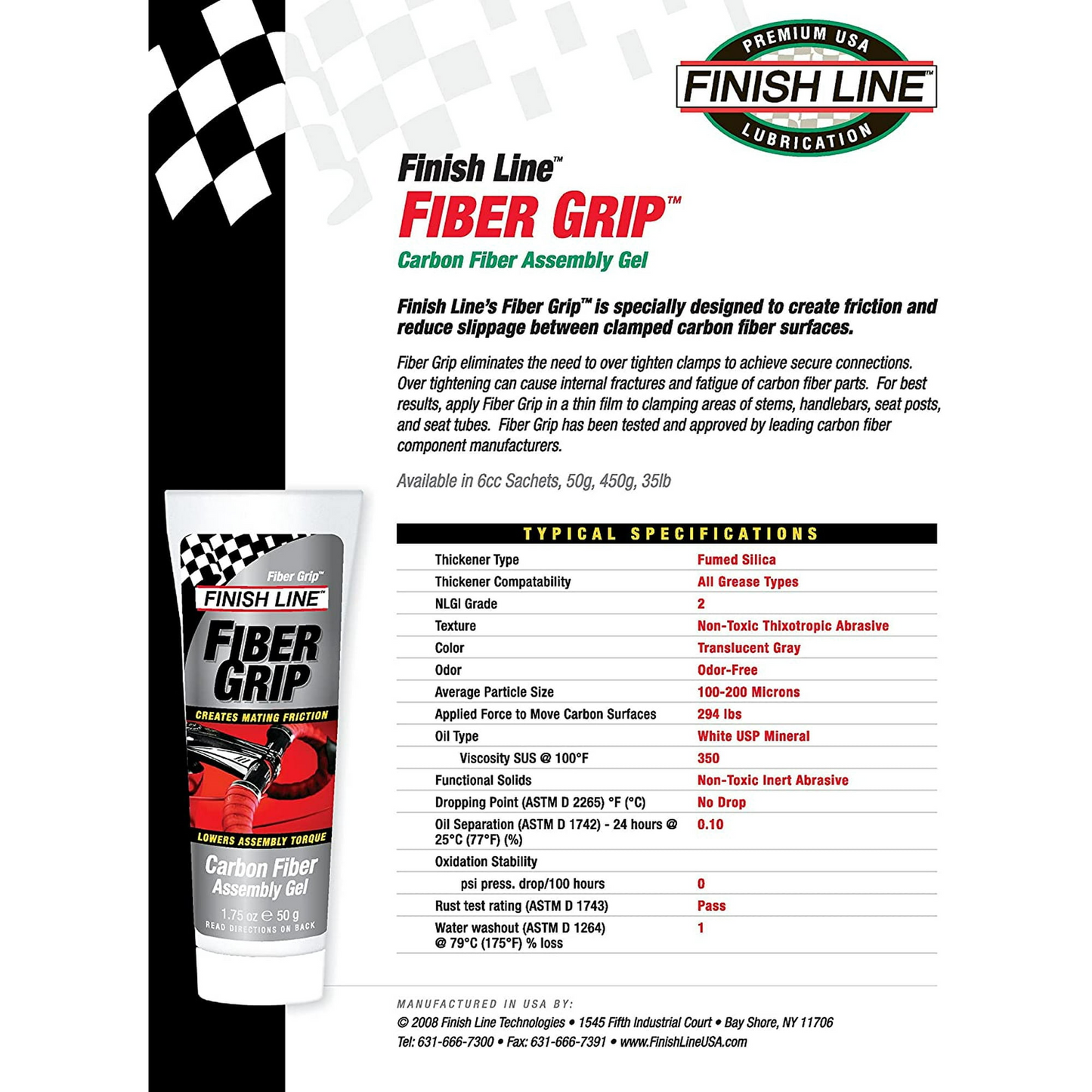 Finish Line Fiber Grip 1.75oz