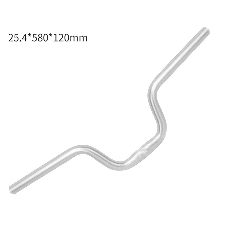 Litepro Folding Bike 25.4x580mm U-shaped Swallow Handlebar Lift 120 160mm Aluminum Alloy For Brompton Bend Handle Bar