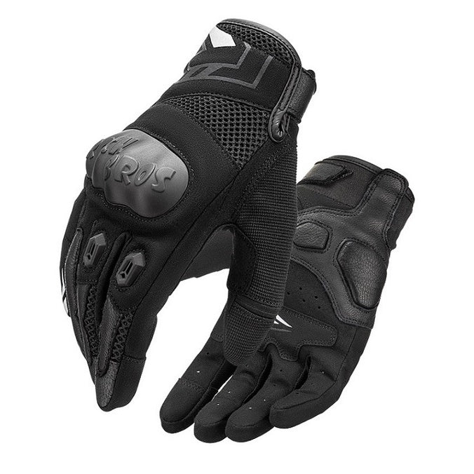Rockbros Motorcycle Gloves Full-finger Riding Breathable Anti-fall Bicycle Locomotive Shock Absorption Gloves Men Women