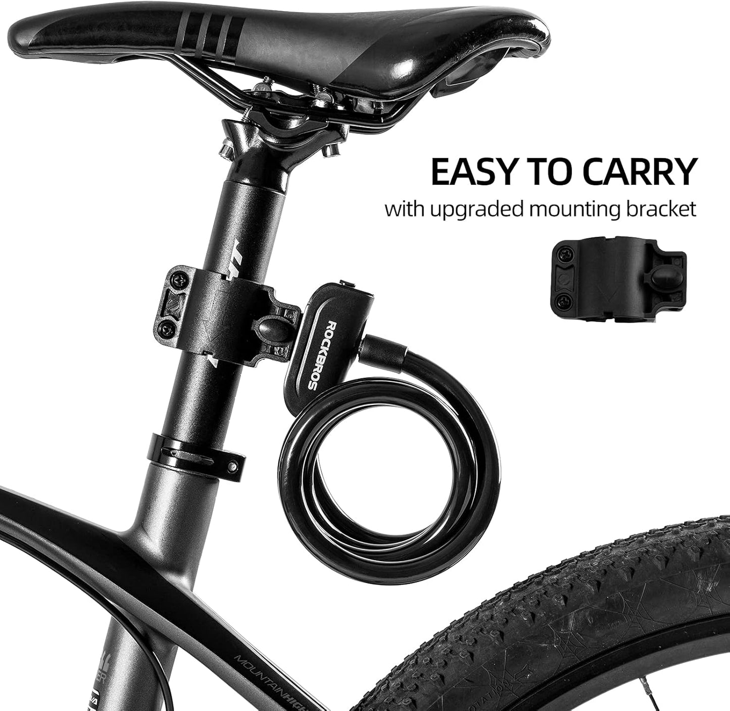 ROCKBROS Key Cable Lock RKS515-BK