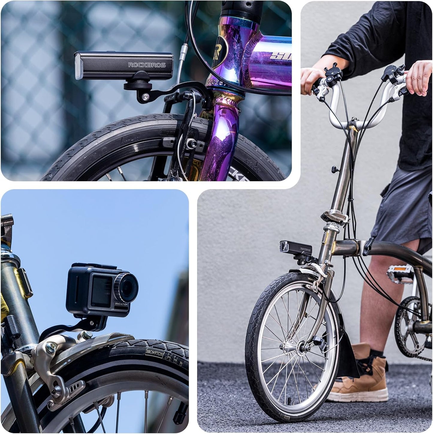 ROCKBROS Front light mount