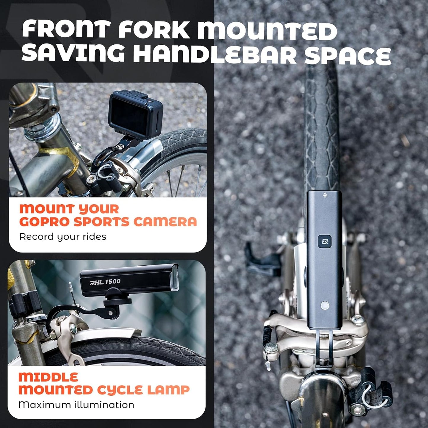 ROCKBROS Front light mount