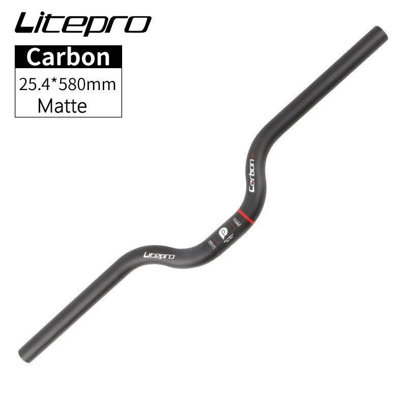 Litepro Bicycle Carbon Fiber Handlebar Ultra Light  S Bar M Bar Stunner 25.4MM x 580MM