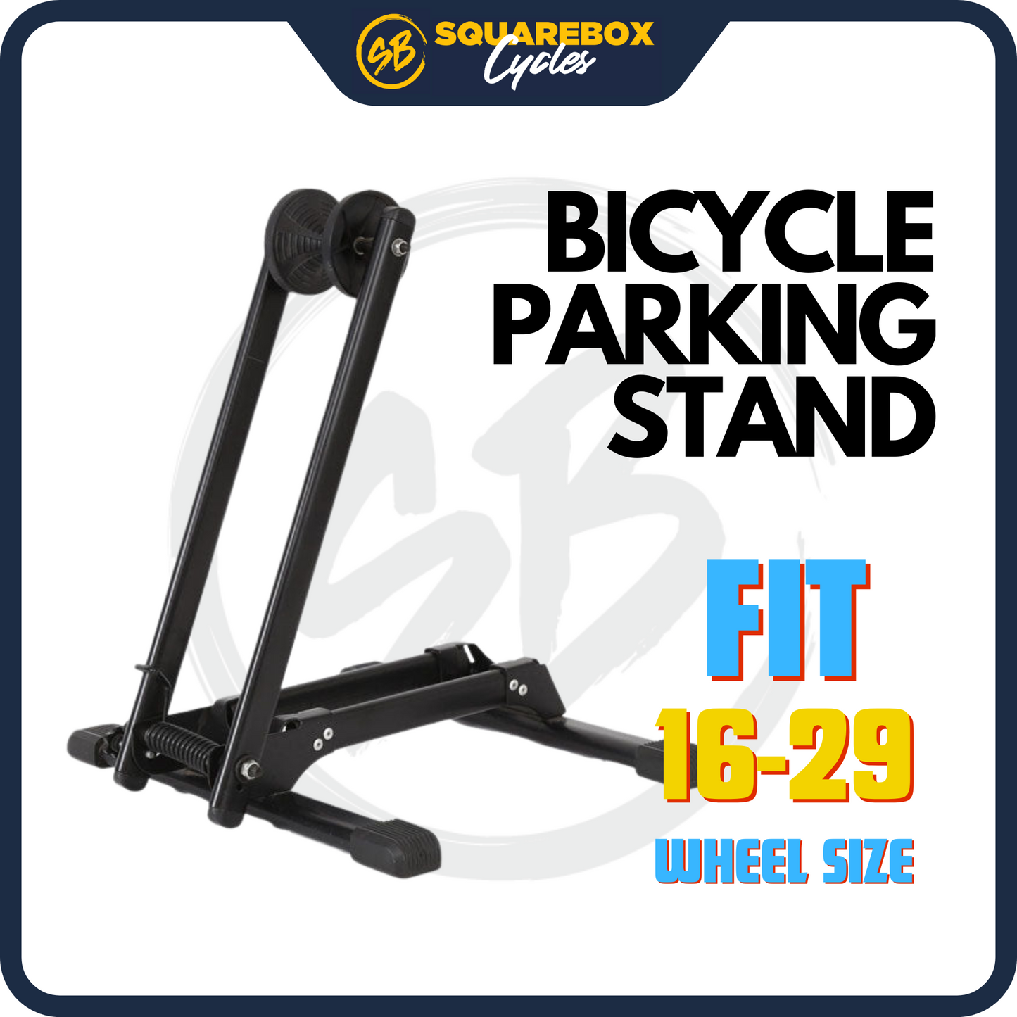 Bicycle Parking Rack Foldable Stand 16”–29”