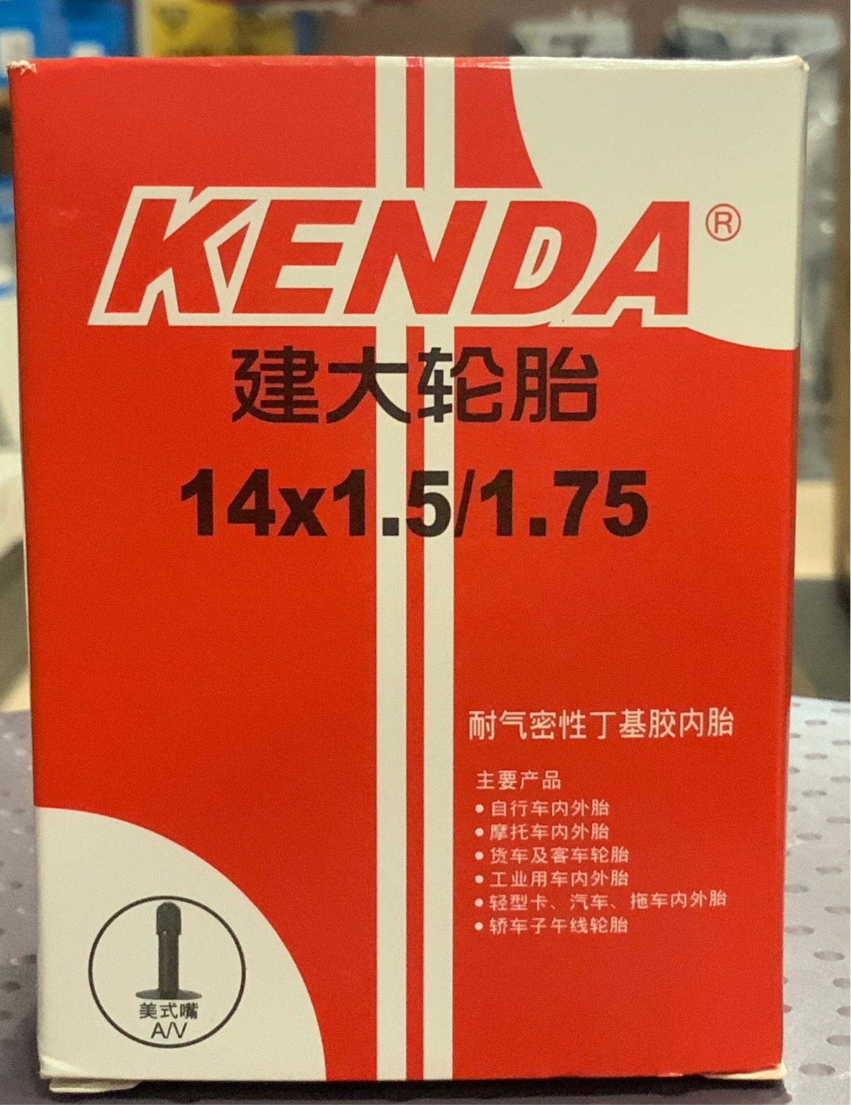 KENDA 14x1.5/1.75 Tubes