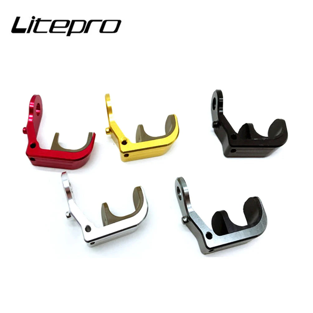 Litepro Folding Bike pothook E-shaped Aluminium Alloy Hanging Buckle For Brompton , Pikes