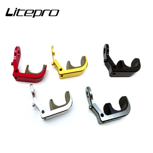 Litepro Folding Bike pothook E-shaped Aluminium Alloy Hanging Buckle For Brompton , Pikes