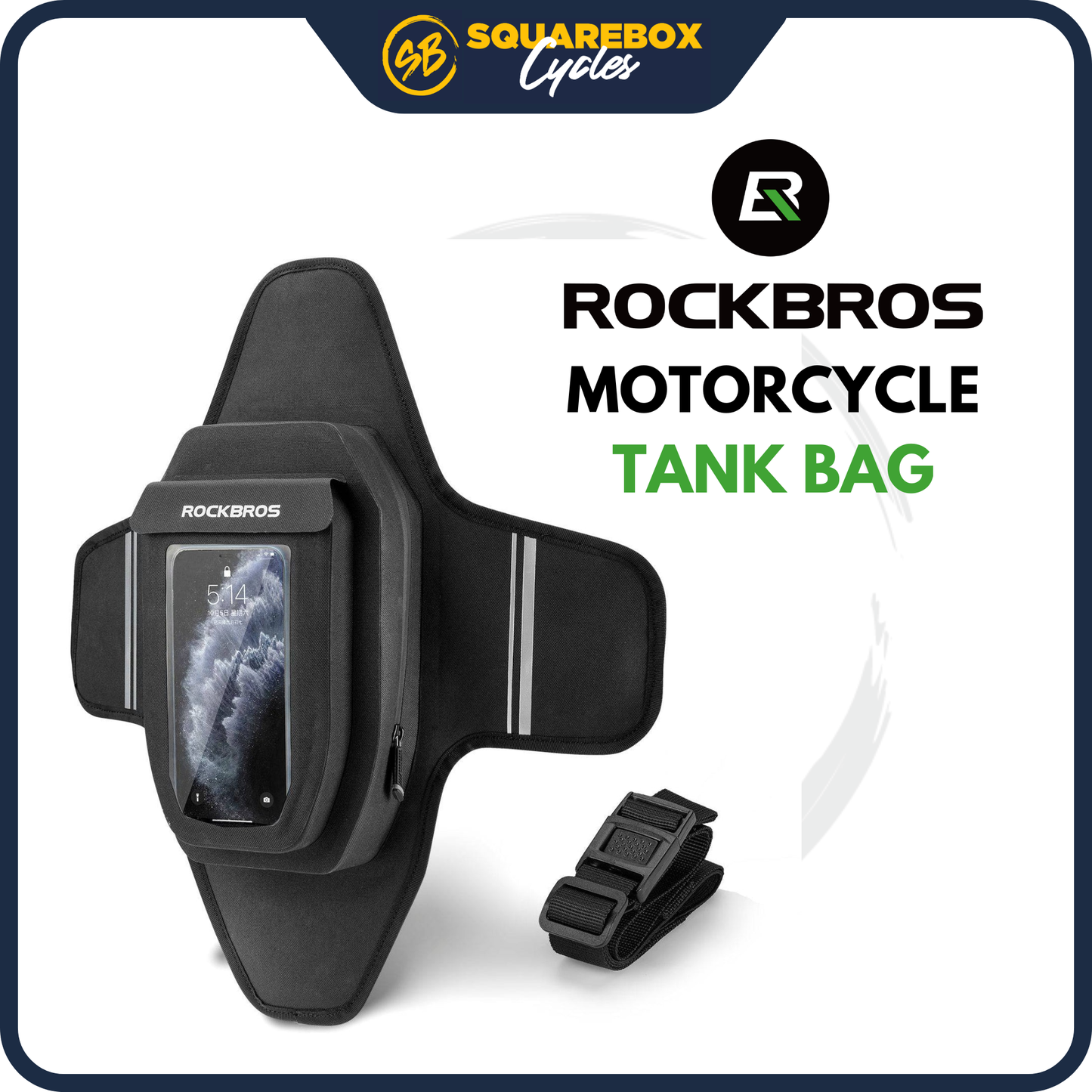 ROCKBROS Motorcycle Tank Bag (Magnetic)
