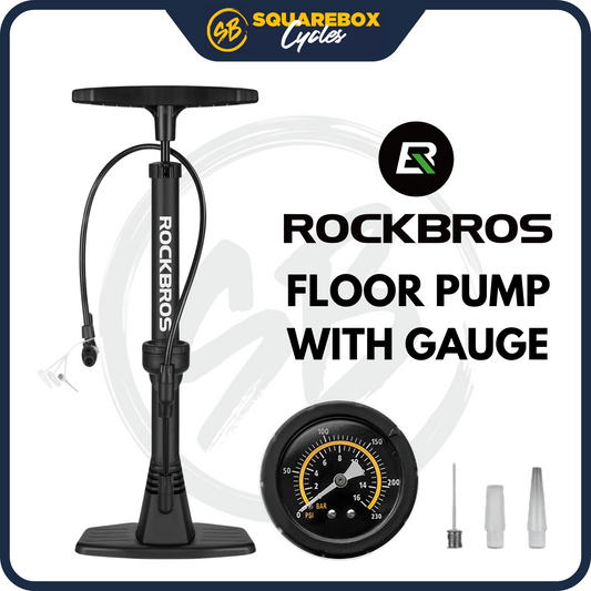 RockBros Floor Bicycle Pump with Gauge