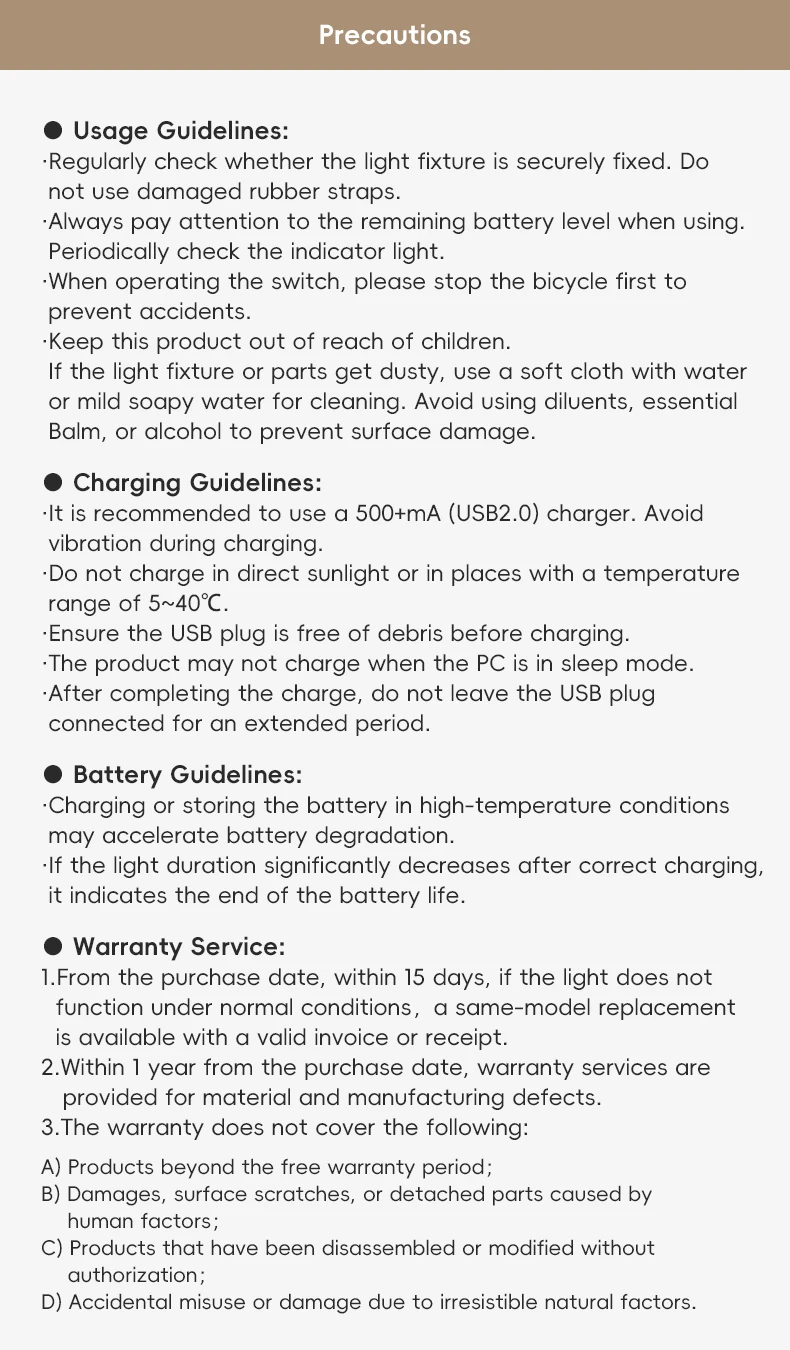 ROCKBROS Front Light