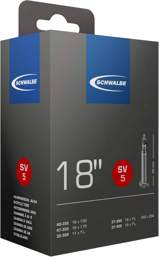 Schwalbe 18" Tube (AV5 / SV5)