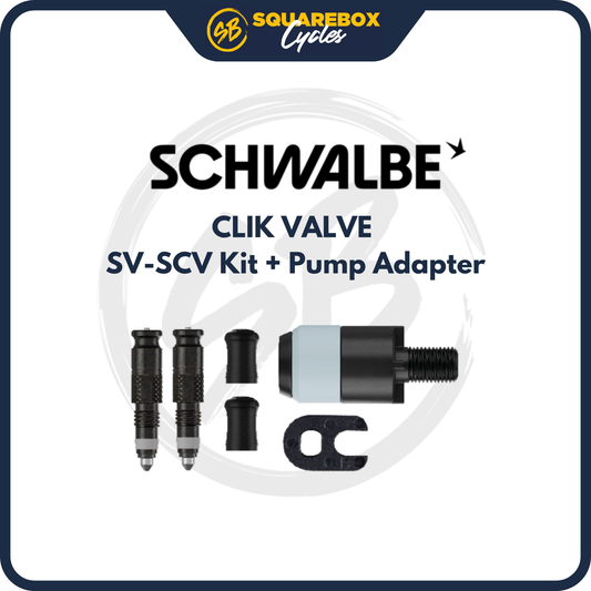 Schwalbe Clik Valve SV-SCV Kit + Pump Adapter