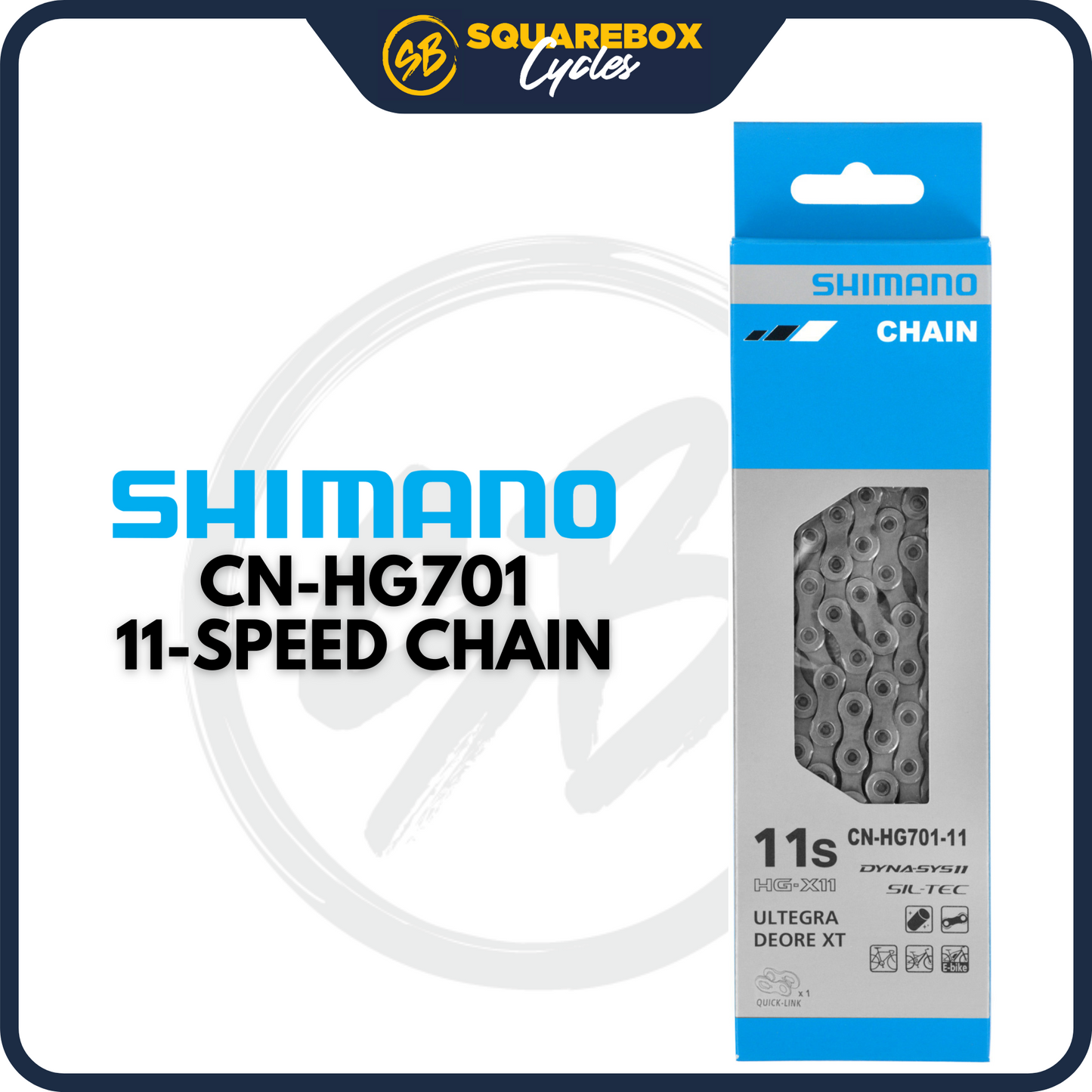 Shimano Ultegra/XT CN-HG701 Chain 11s 116L with Quick Link