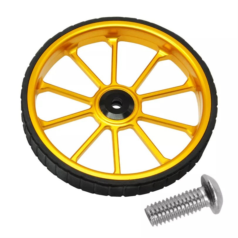 Litepro Easy Wheel EZ Wheel 100mm Oversized Cycling Accessories Folding Bike for Foldable Bicycle Transport Walking Bike