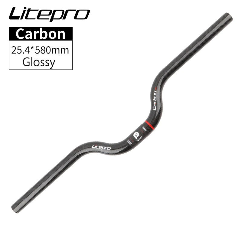 Litepro Bicycle Carbon Fiber Handlebar Ultra Light  S Bar M Bar Stunner 25.4MM x 580MM