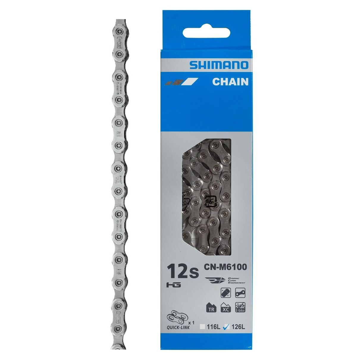SHIMANO Deore CN-M6100 12S Chain, 126 links