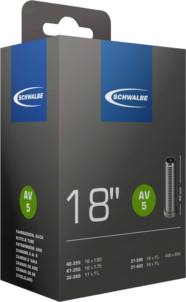 Schwalbe 18" Tube (AV5 / SV5)