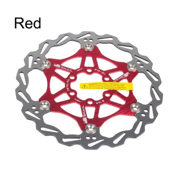 SNAIL Mountain Bike Float Floating Disc 160MM with Screws Brake Rotor Cycling Bicycle Cooling disc Rotors