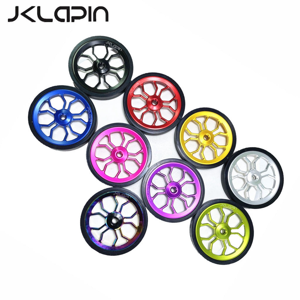 PREMIUM JKLapin 82mm Ezwheel Easy Wheels Easywheel Rollers For Brompton Pikes 3sixty Foldable