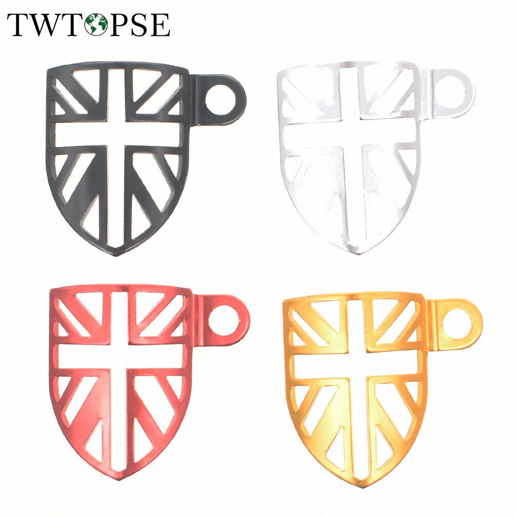 TWTOPSE Bicycle Brake Shift Cable Baffle Plate For Brompton Folding Bike 3SIXTY Alloy Protection Front Fork Protector