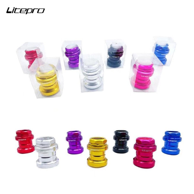 Litepro Trifold Headset for Brompton Pikes 3sixty Camp Royale Bowl Bike Head set 34mm Ultralight
