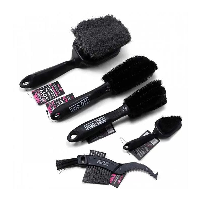 Muc-Off 5x Premium Brush Set