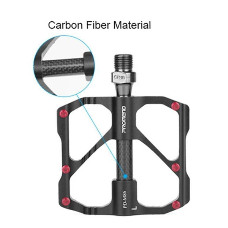 Promend Pedal Carbon Fiber M86C R87C Folding Bicycle MTB Bike Foldie Aluminum