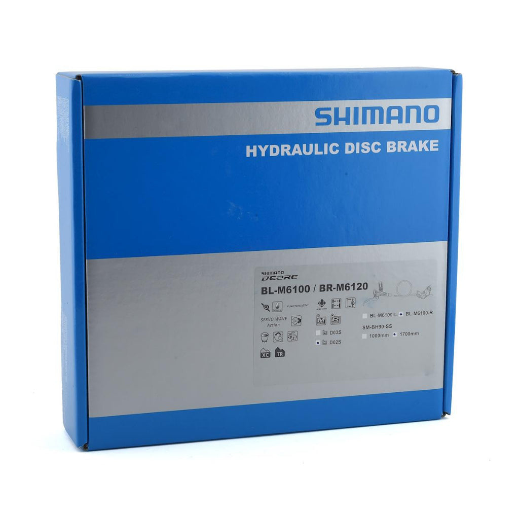 SHIMANO Deore BL-M6100, BR-M6120 4 Piston Hydraulic Brake Set