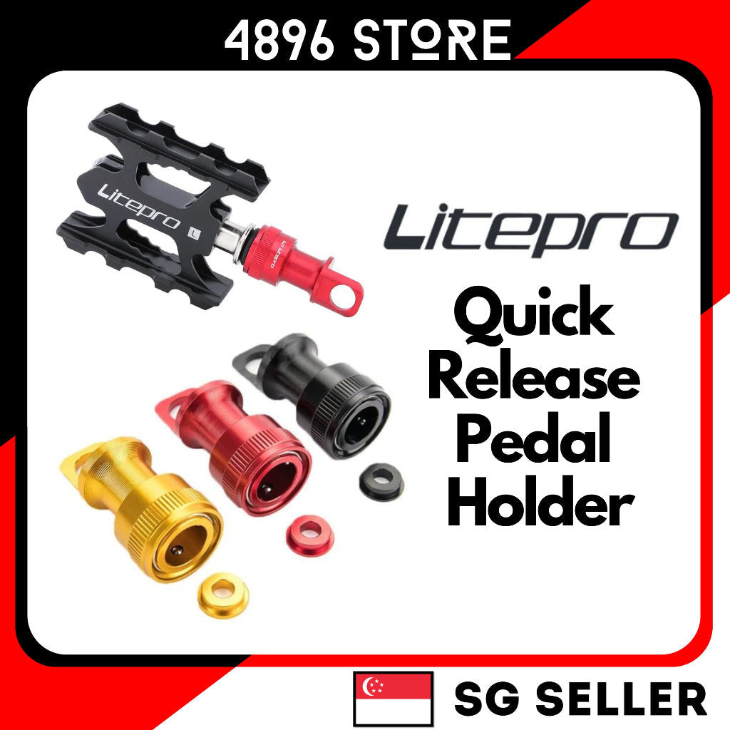 Litepro Bicycle Pedal Fast Buckle For Brompton Quick Release Pedal Holder Buckle Pedal