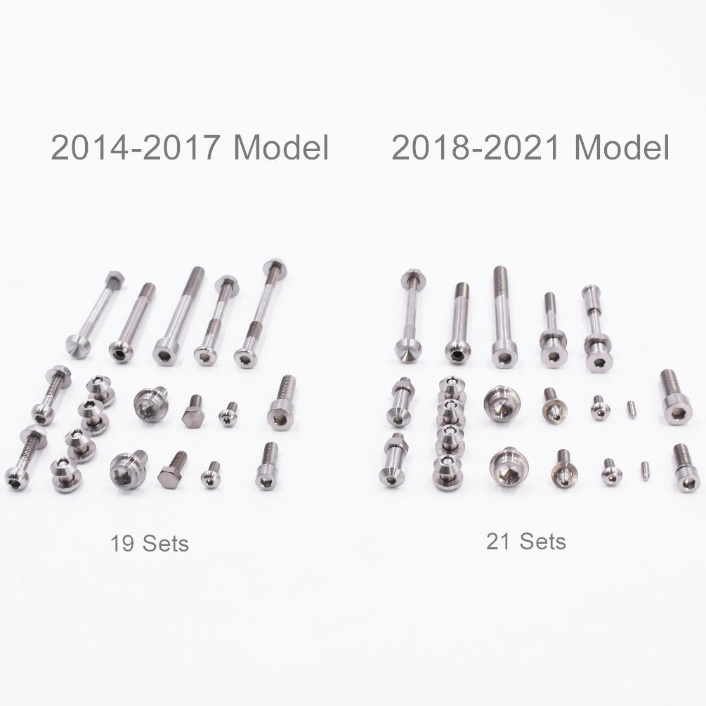 TWTOPSE Bicycle Titanium Bolts Screw Set For 2015 2016 2017 2018 2019 2020 2021 Brompton Folding Bike Part