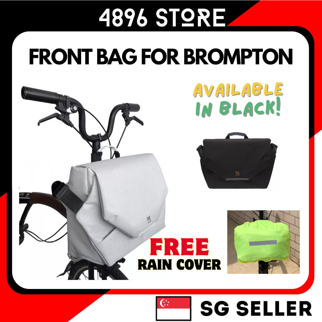 Bicycle Front Bag Folding Bike Bicycle Front Block Messenger Laptop Ba ...