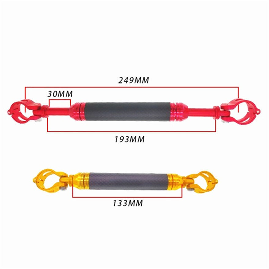 Brompton M Bar Bridge Extender Adapter Bicycle Phone Light Holder Bracket Telescopic M Handlebar
