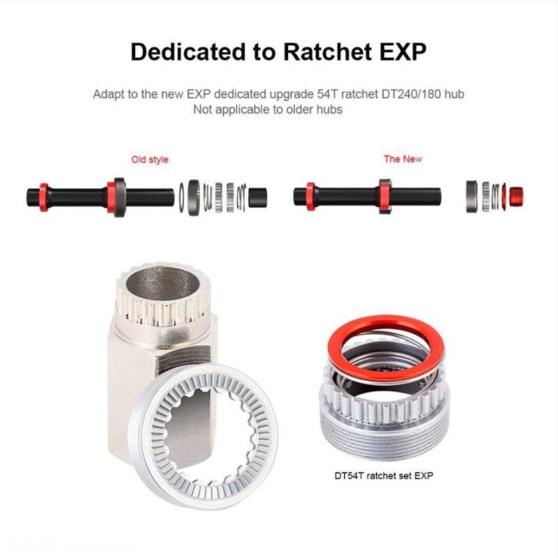 TOOPRE Bicycle DT Hub 240 180 EXP Ratchets Removal Installation Tool DT Ring Nut Ratchet Hub Lock Ring Nut Removal