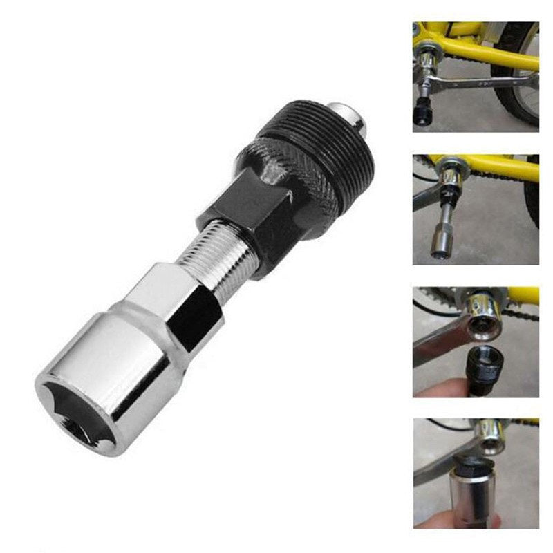 Bicycle Repair Tool Kits Bike Chain Removal Bracket Freewheel Remover Crank Puller Tools