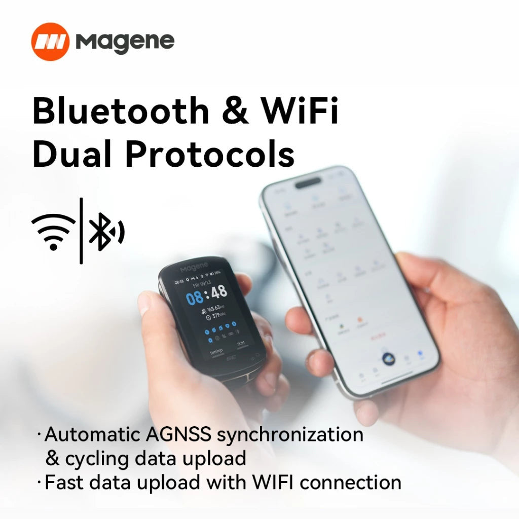 Magene C506SE Smart GPS Bike Computer Speedometer 2.4inch WiFi/Bluetooth Data Transfer Navigation
