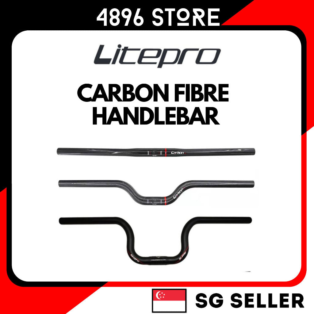 Litepro Bicycle Carbon Fiber Handlebar Ultra Light  S Bar M Bar Stunner 25.4MM x 580MM