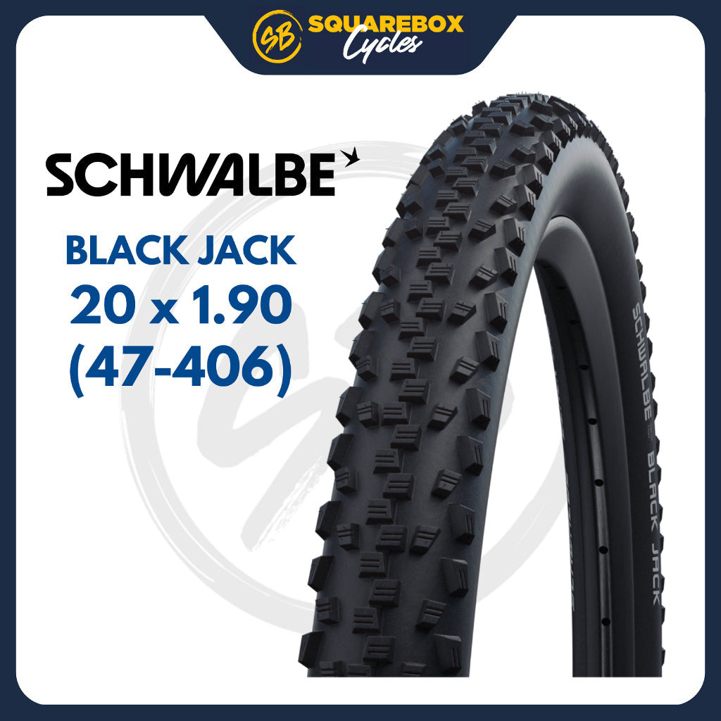 Schwalbe Black Jack 20 x 1.90 Tyre (47-406)