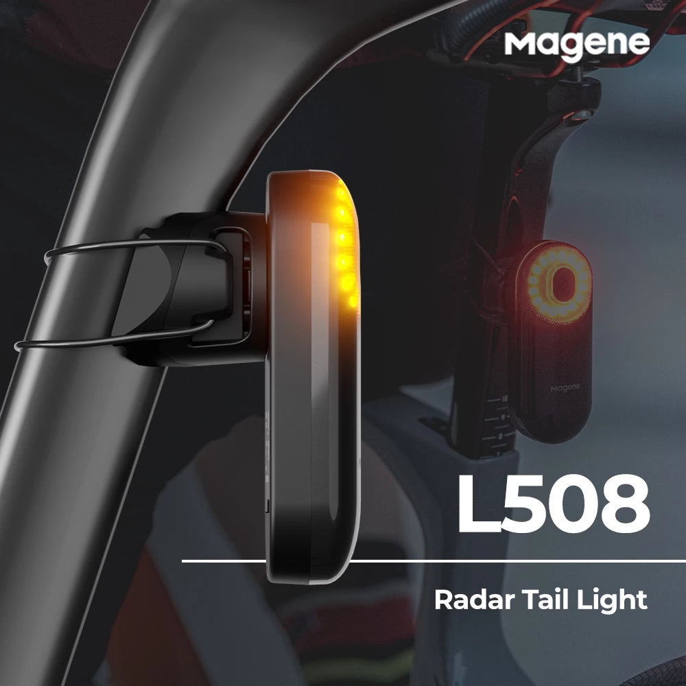 Magene L508 bike Radar Tail Light Bicycle Smart Rear Lighting Waterproof Brake Sensor Warning Lamp