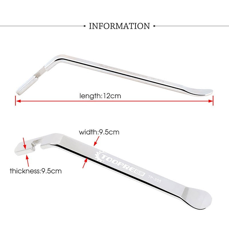 TOOPRE Mountain Road Bike Tire Lever MTB Bicycle Tyre Spoon Remover Tool Stainless Steel MTB Cycling Wheel Repair Tools