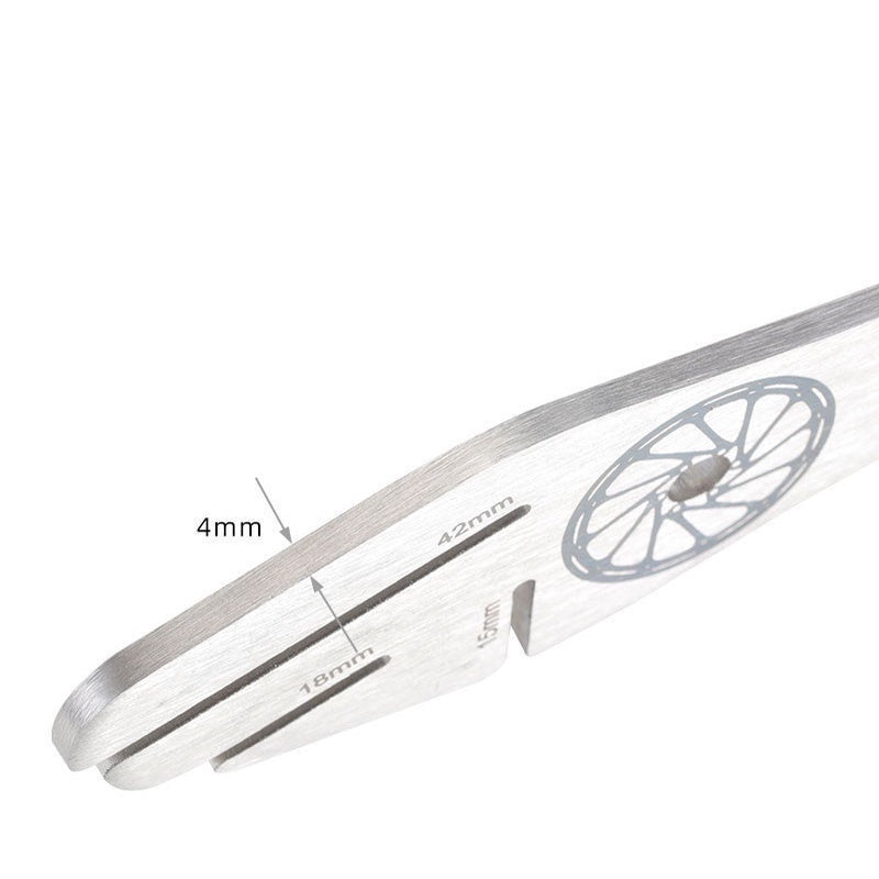 TOOPRE Bicycle Disc Brake Rotor Alignment Truing Tool Adjustment Wrench Disc Rubbing Adjustment Wrench