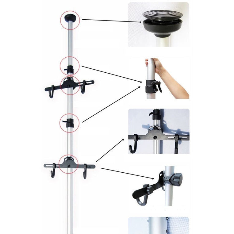 Dual Bicycle Tower Rack