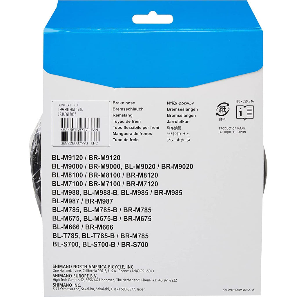 Shimano SM-BH90-SBM Hydraulic Hose 1700mm Black