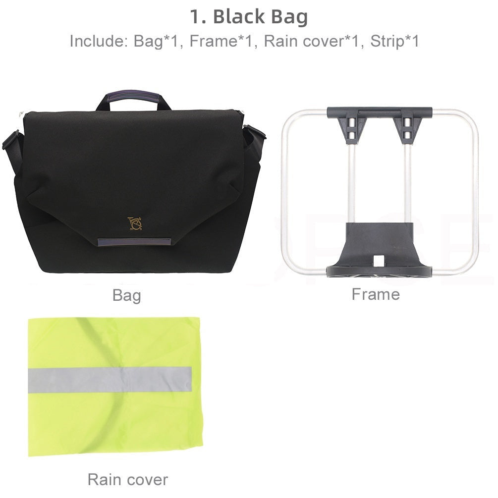 Bicycle Front Bag Folding Bike Bicycle Front Block Messenger Laptop Bag Java Dahon Rifle 3SIXTY PIKES TWTOPSE